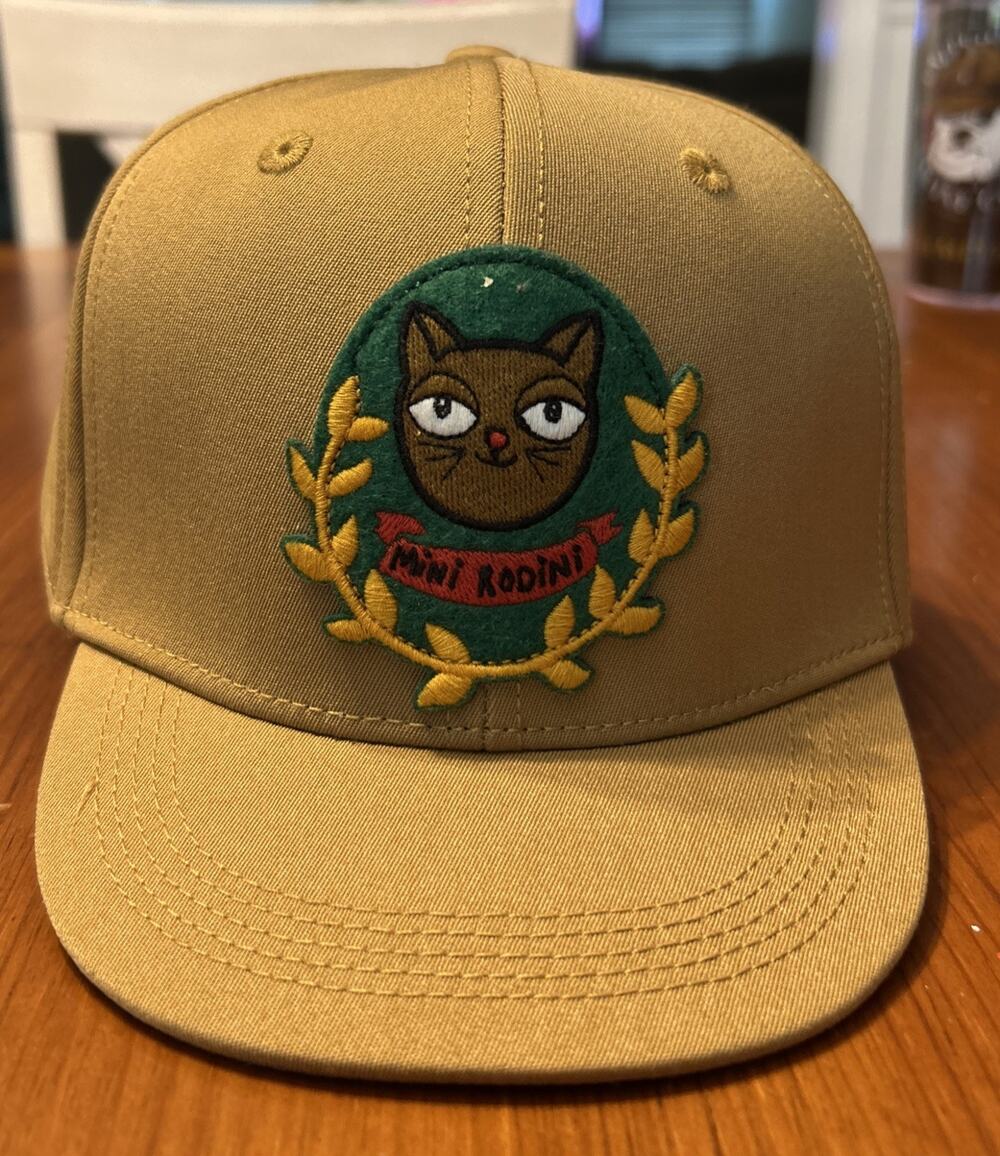 Mini Rodini Tan Adjustable Hat Size 12-18 Months